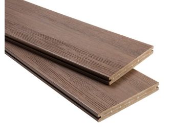 PVC Diele (Teak) - einseitig - 25x200mm
